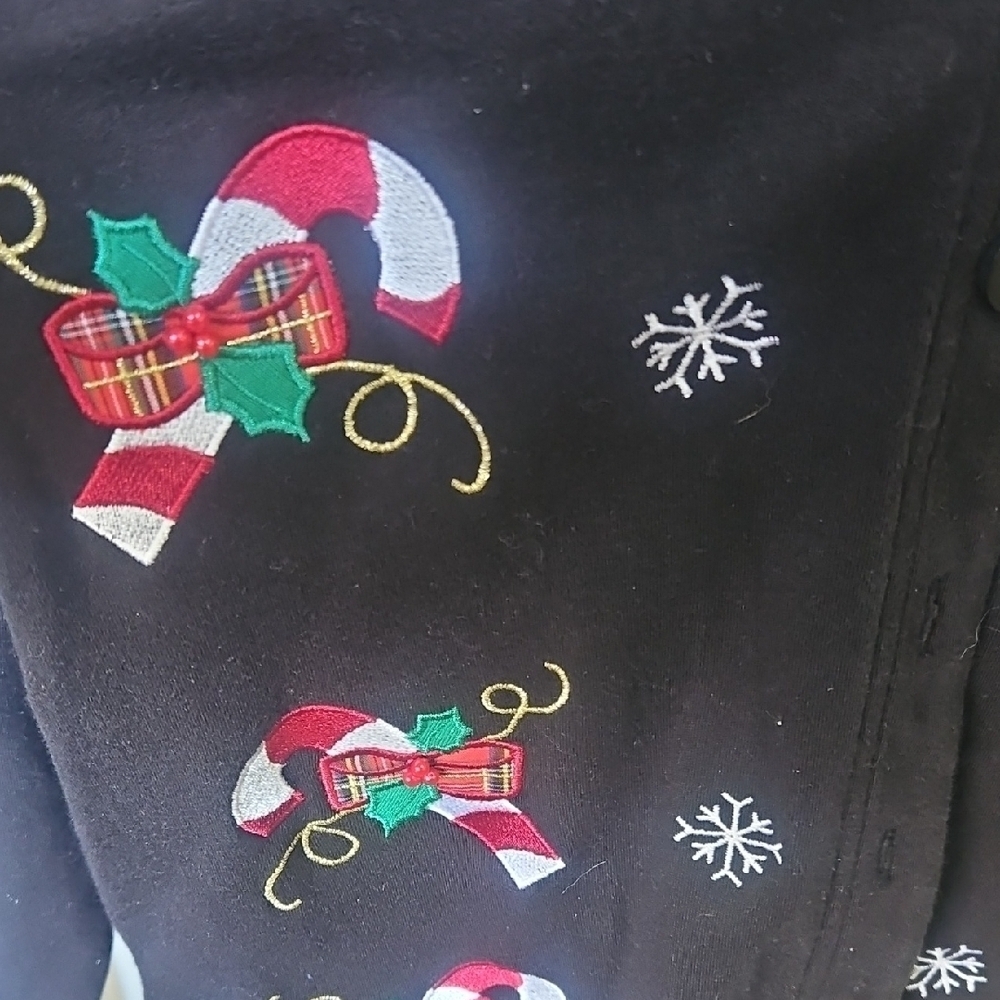 Bechamel Black Jacket with Festive Embroidery - Picture 3 of 5